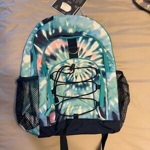 Pottery Barn Teen Blue and Pink Tie-Dye Backpack